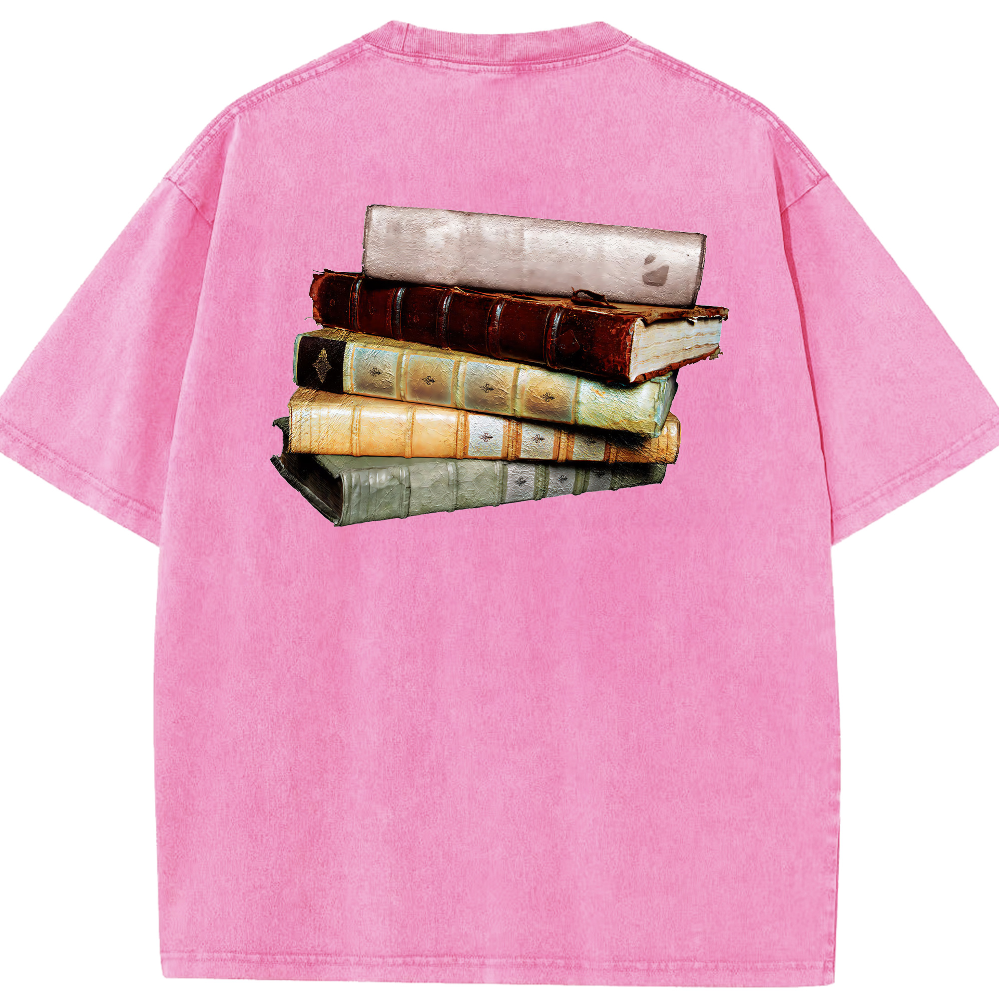 （画像用） Harry Potter ハリー・ポッターシリーズ 綿100% ヴィンテージ風 半袖Tシャツ（背面プリント）